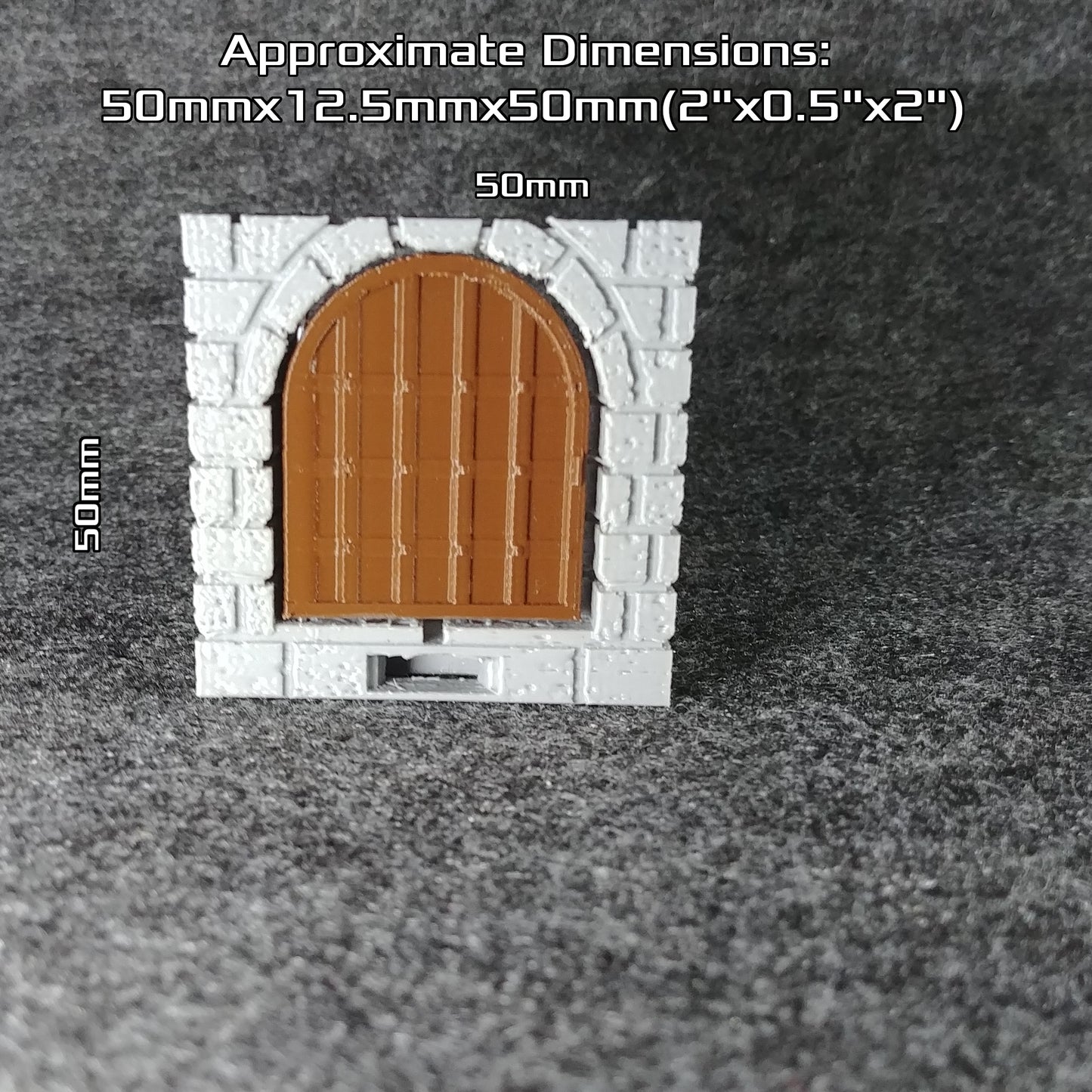 "A" Door -2x0.5- Unpainted
