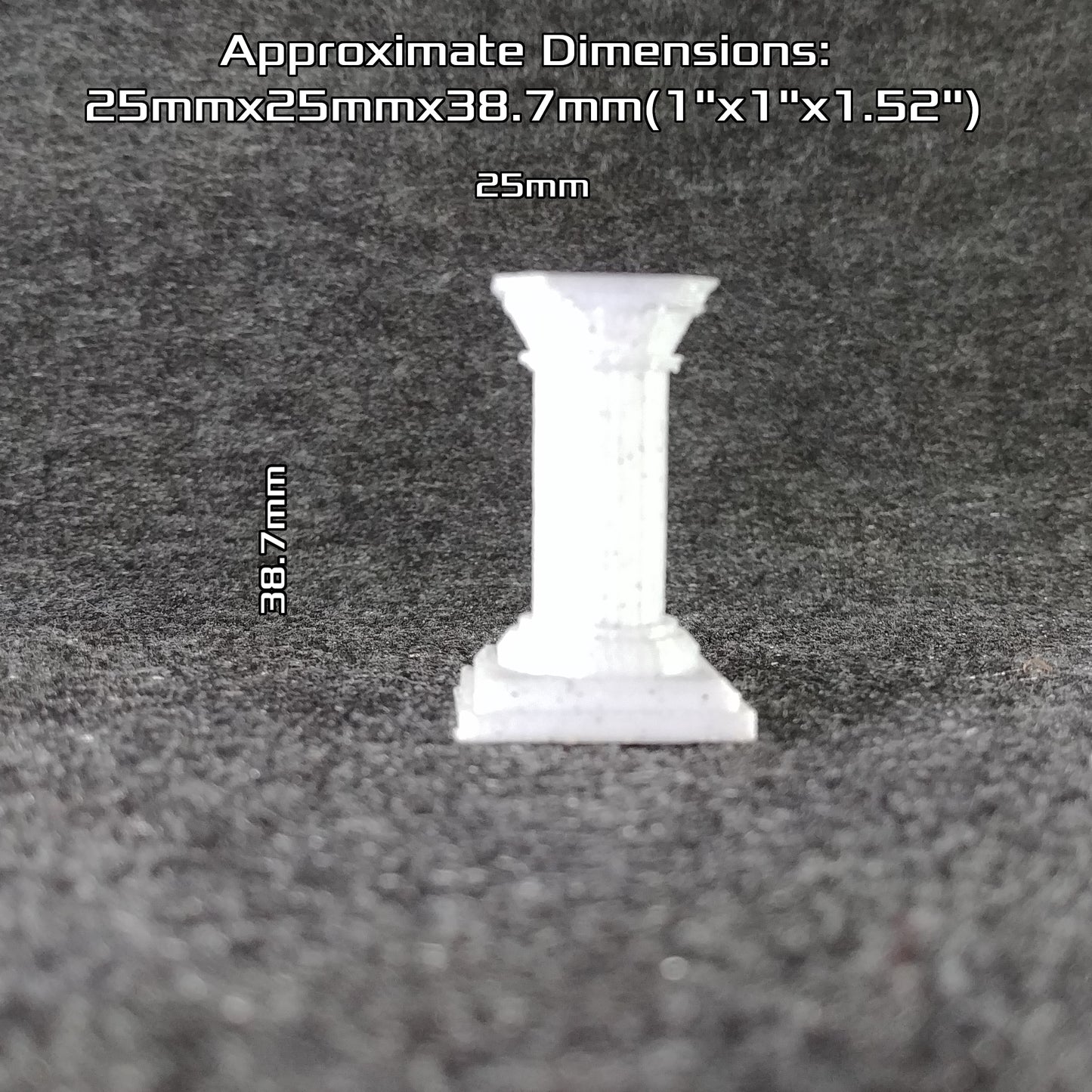 1x1 Pillar - Marble